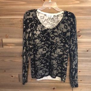 Cato rose print cardigan